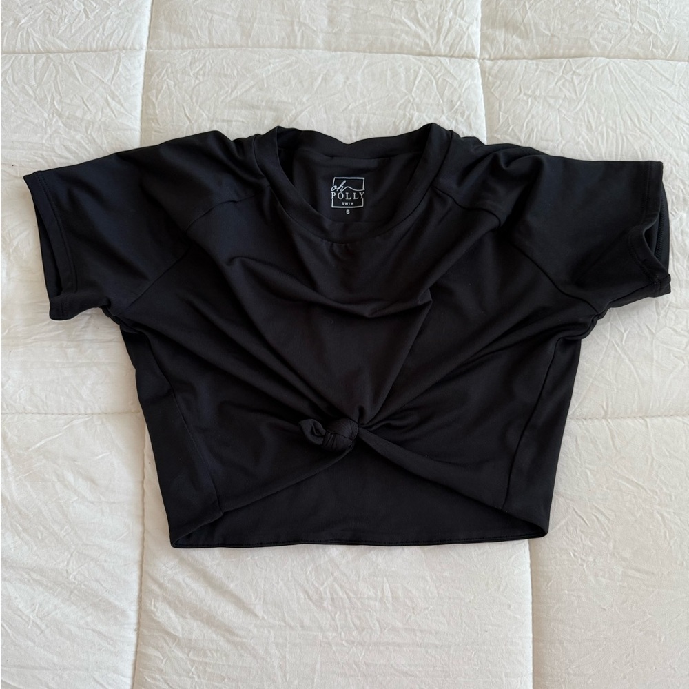Oh Polly Cropped Swim Tie Top